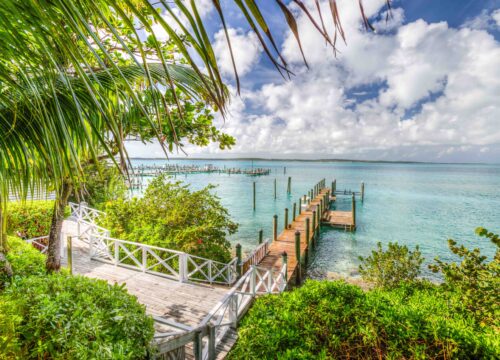 Golf cart rental near Pink Sands Beach